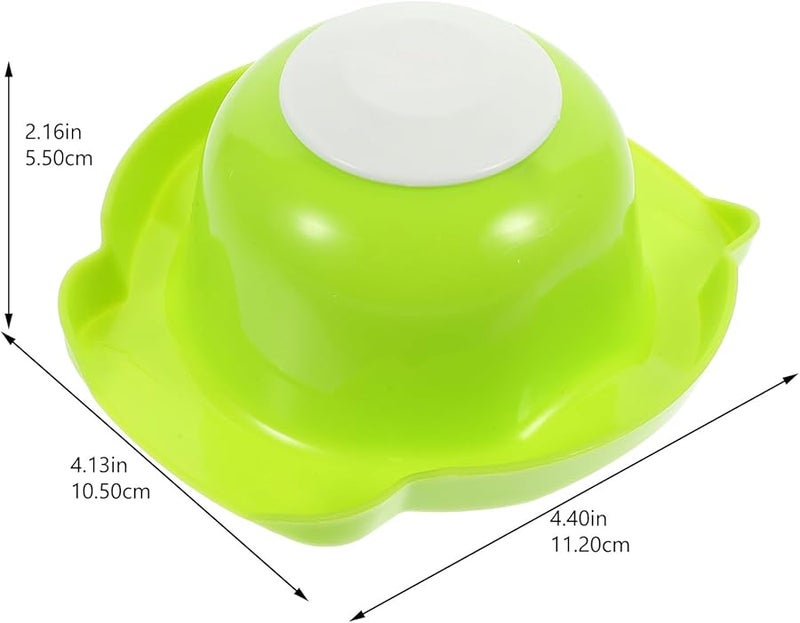 Safigle Green Vegetable Grater Finger Guard Set 3pcs Food Safe Plastic Hand Protector for Shredding and Slicing - Image 2